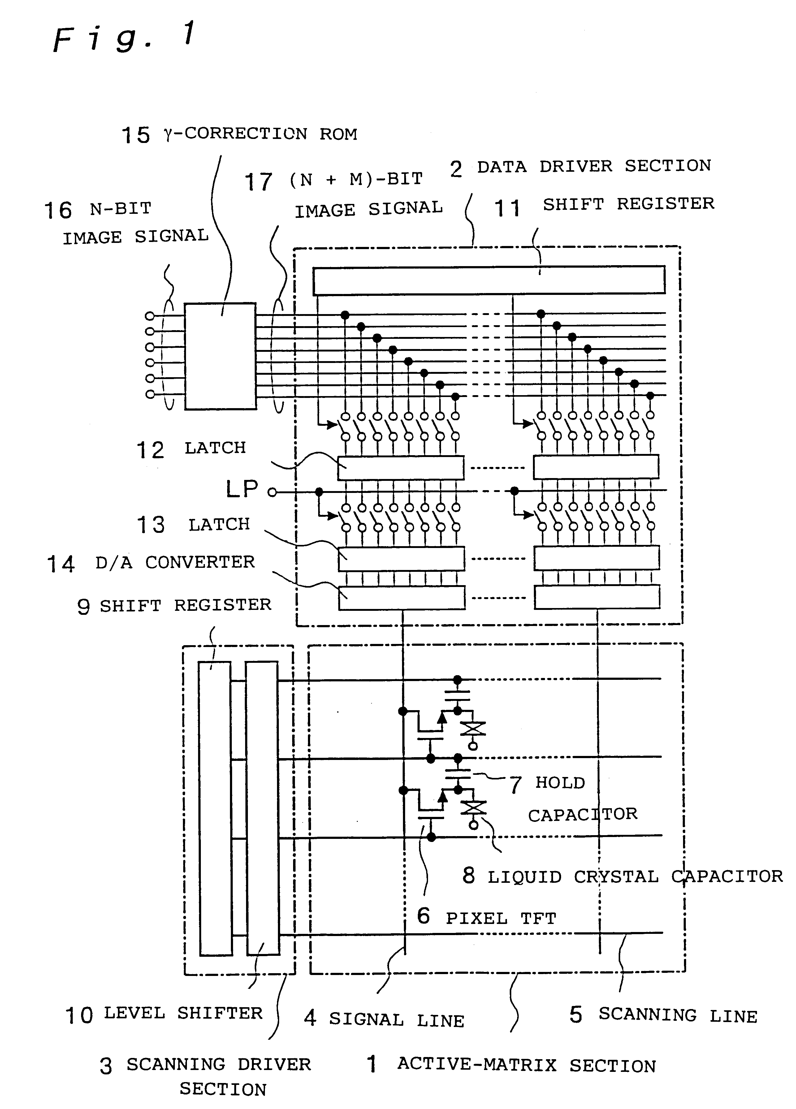 Liquid crystal display apparatus, driving method therefor, and display system