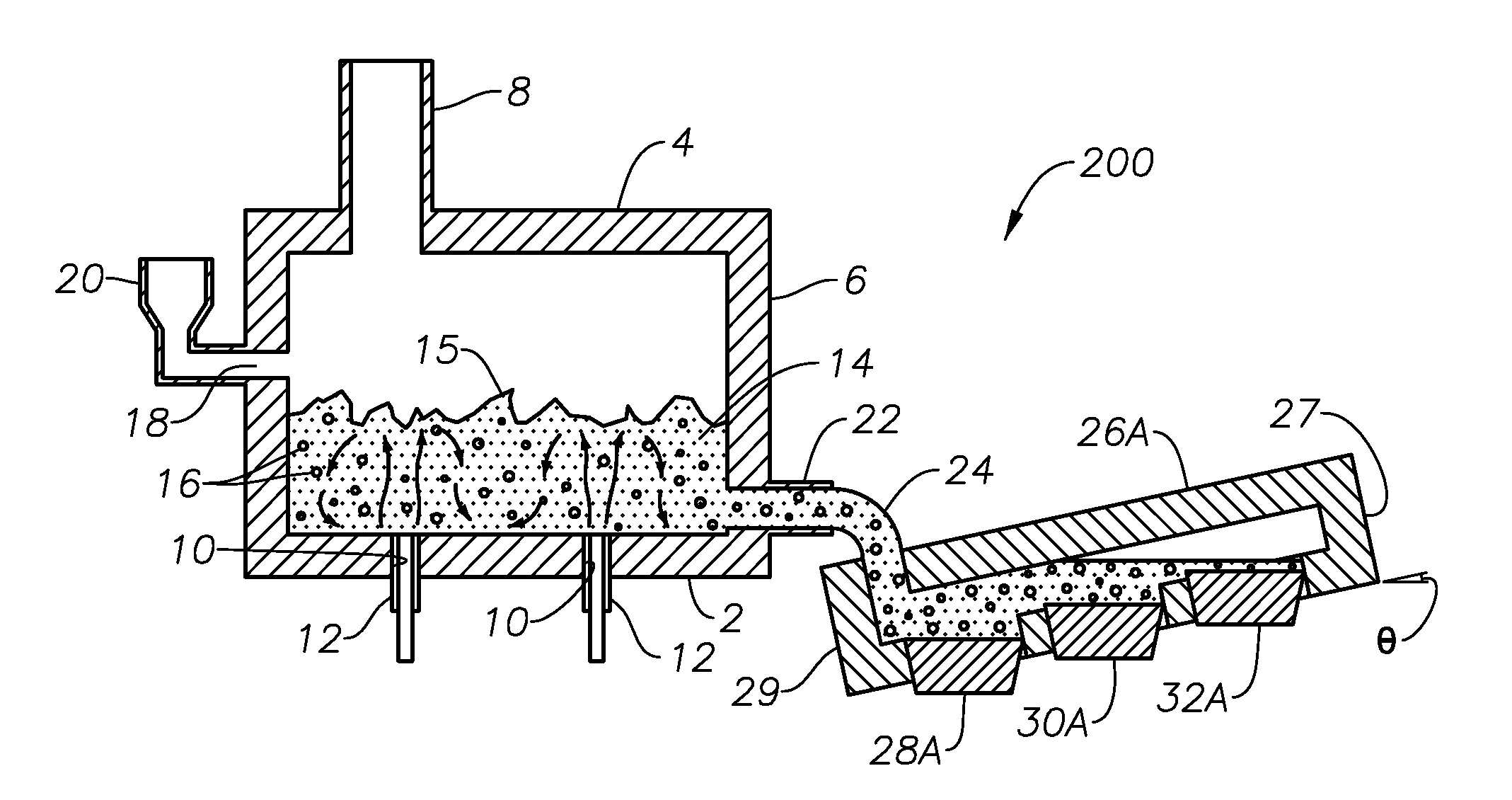 Process of using a submerged combustion melter to produce hollow glass fiber or solid glass fiber having entrained bubbles, and burners and systems to make such fibers