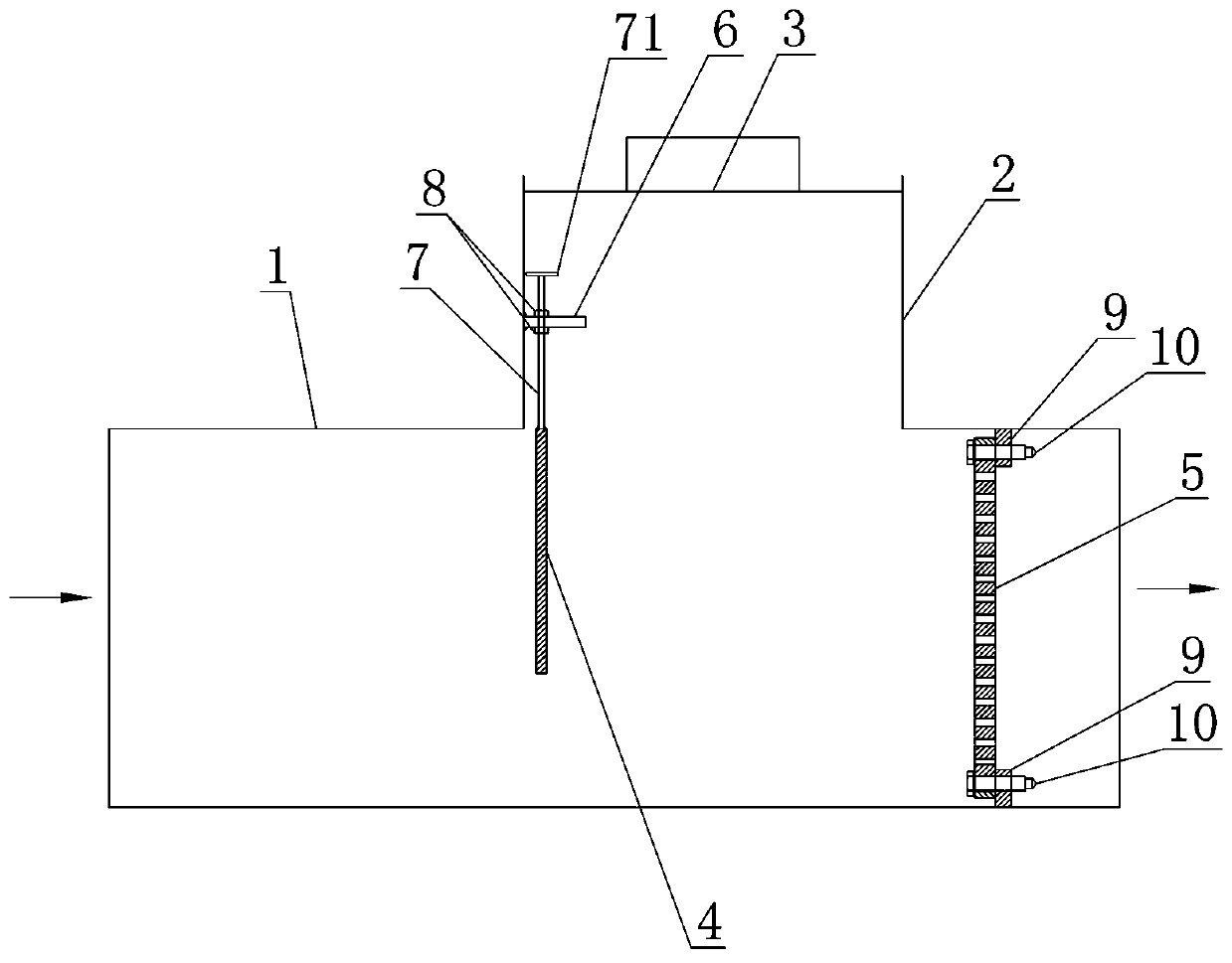 Dedusting and ash-removing pipe filter