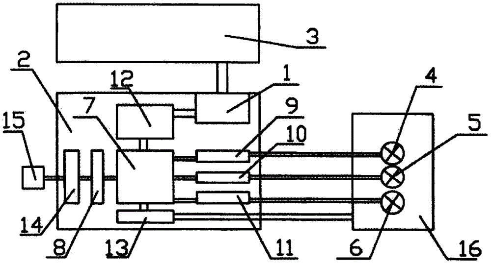Electric tank working control device