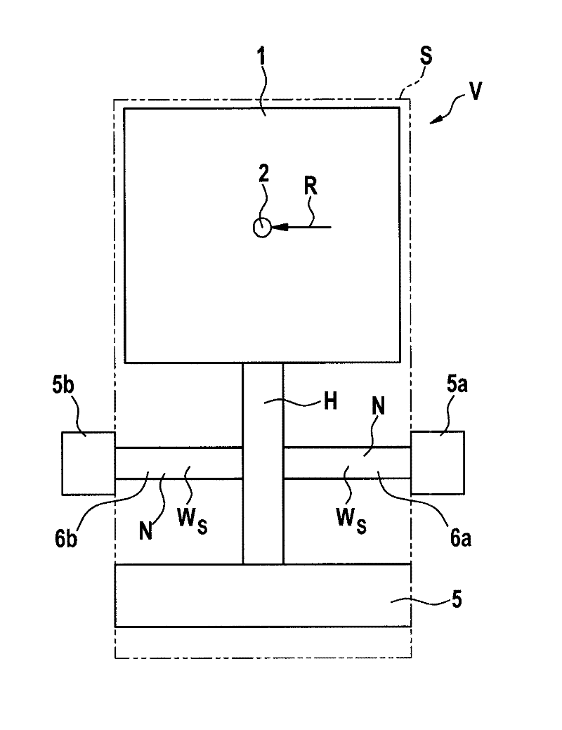 Micro-mechanical sensor device for measuring acceleration, pressure and similar parameters