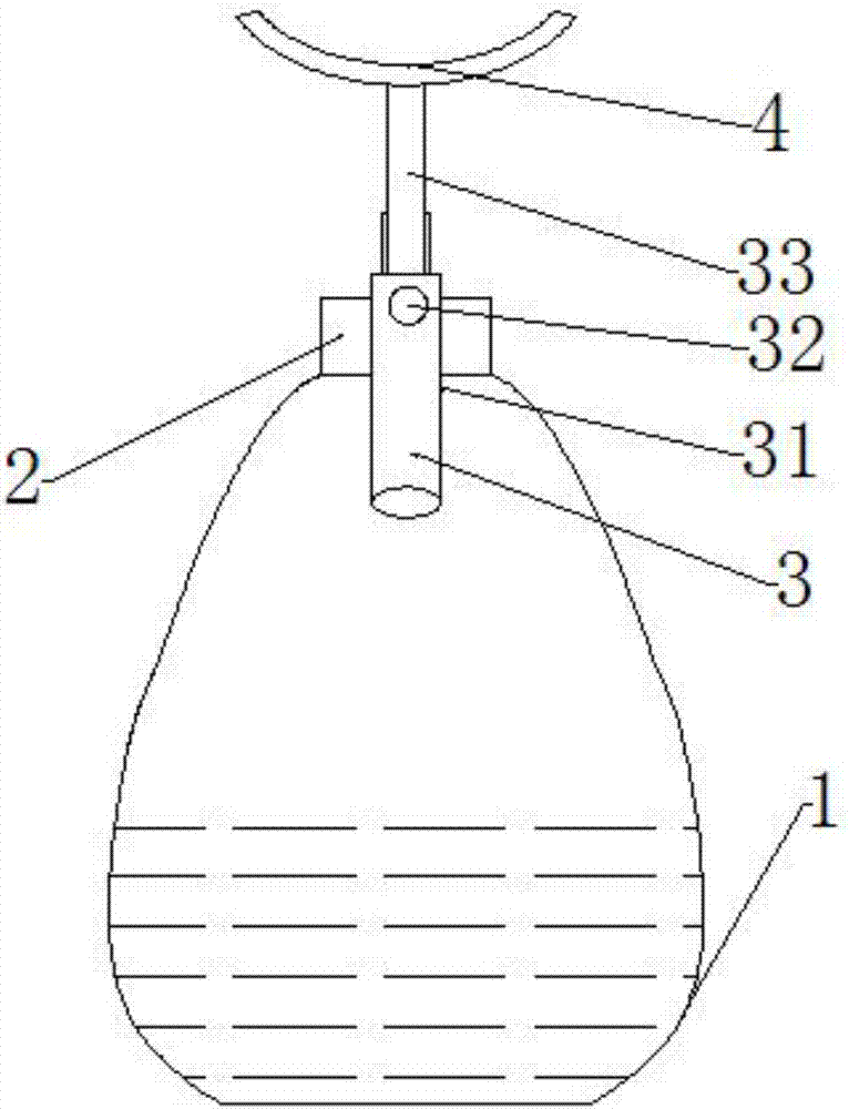 Telescopic eye drop bottle support