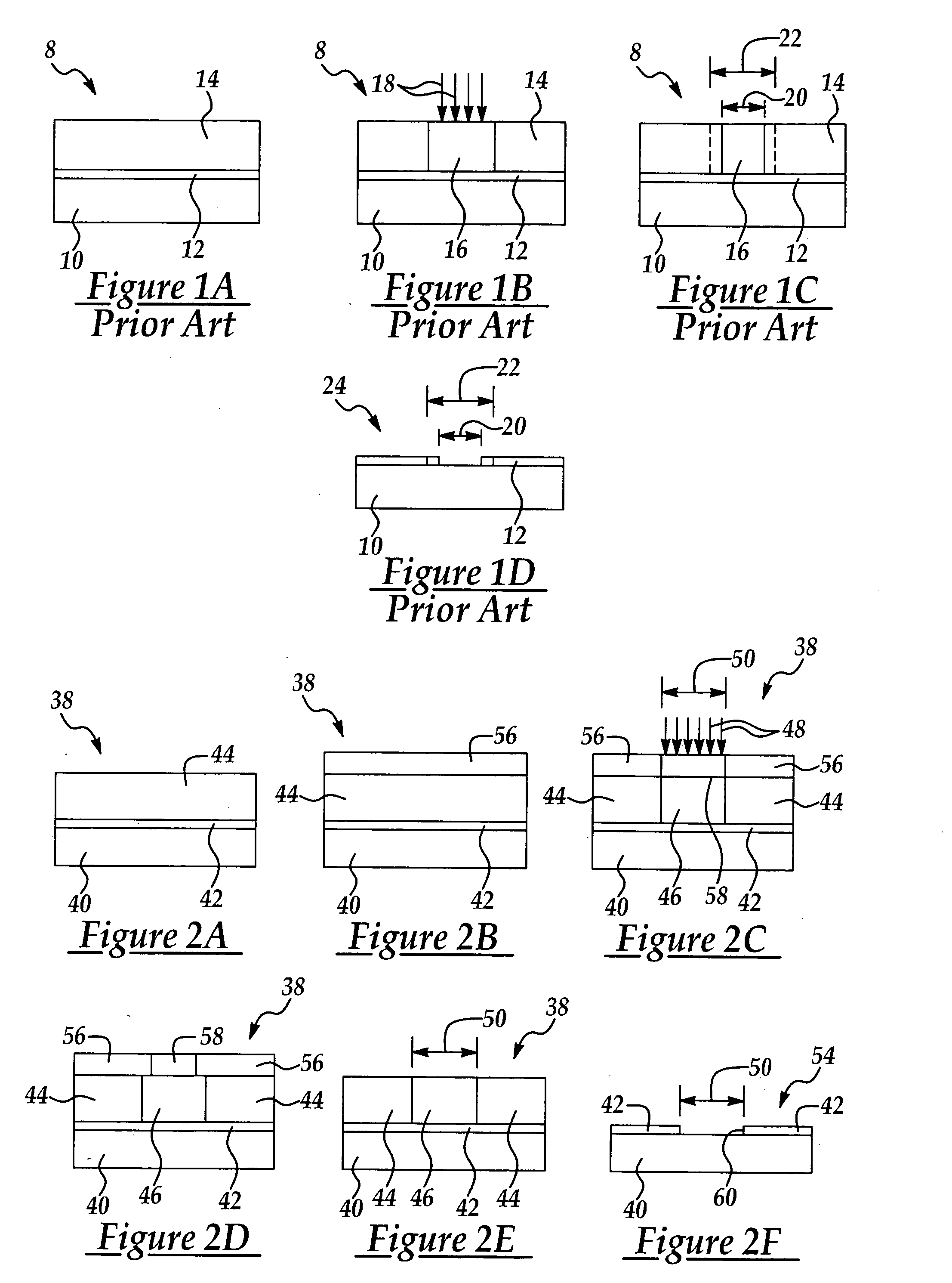 Composite layer method for minimizing PED effect