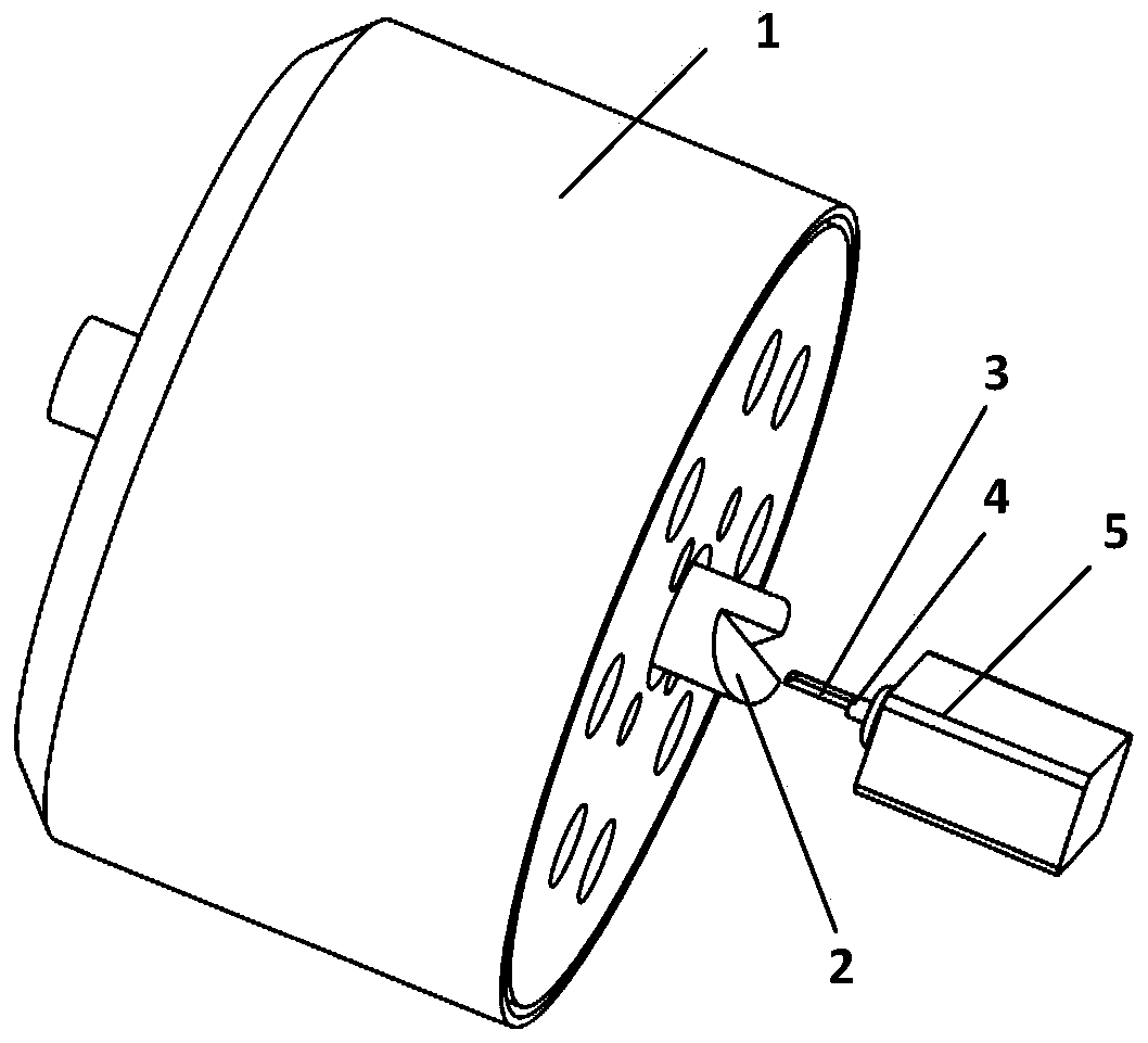 Rotor axial locking device and method of vertical take-off and landing aircraft