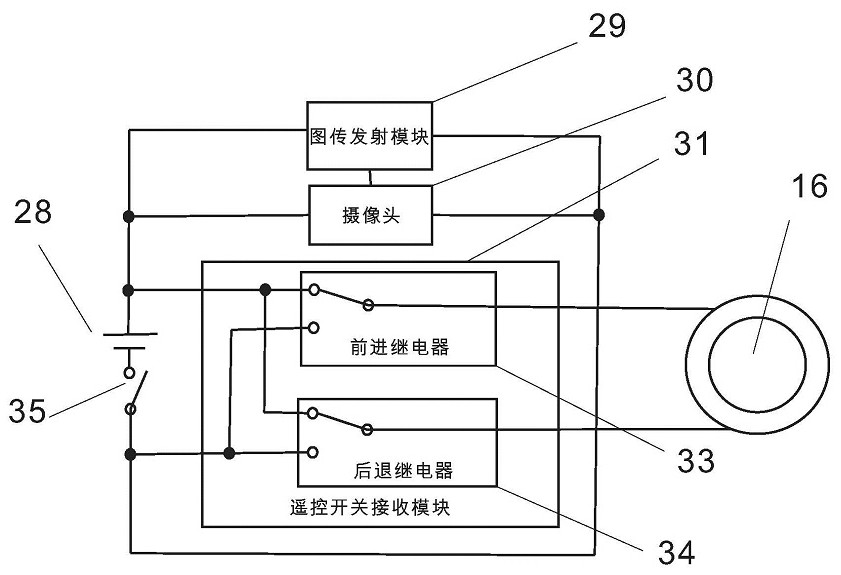 Portable pressure pipeline welding seam digital X-ray detection remote control positioning device