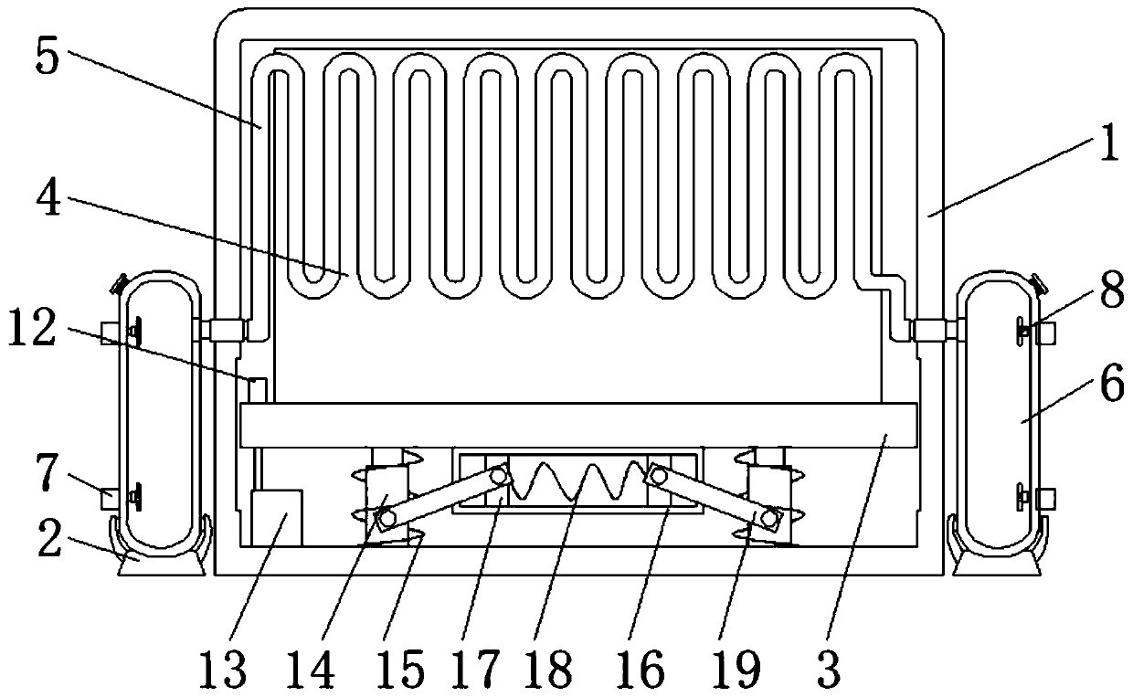 Computer network equipment with a good heat dissipation effect