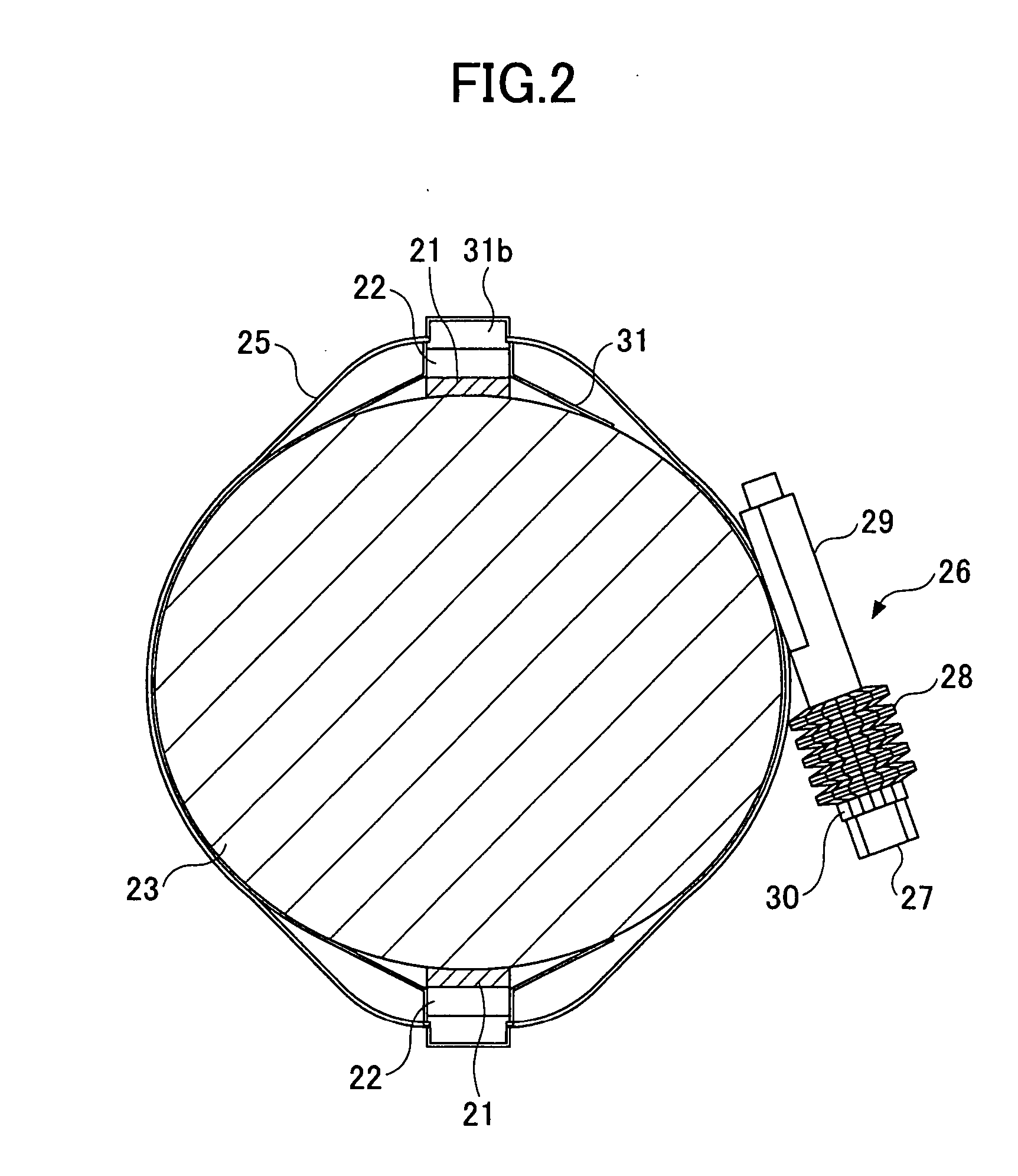 Strain Measuring Device And Fixing Method Of Strain Measuring