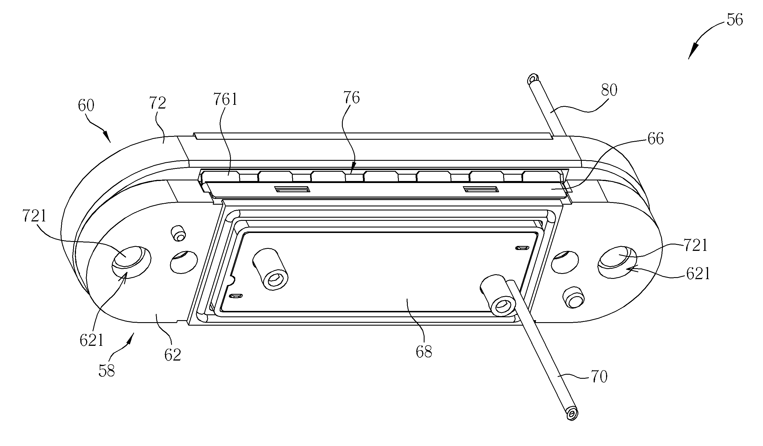 Connector structure and computer system with grounding function