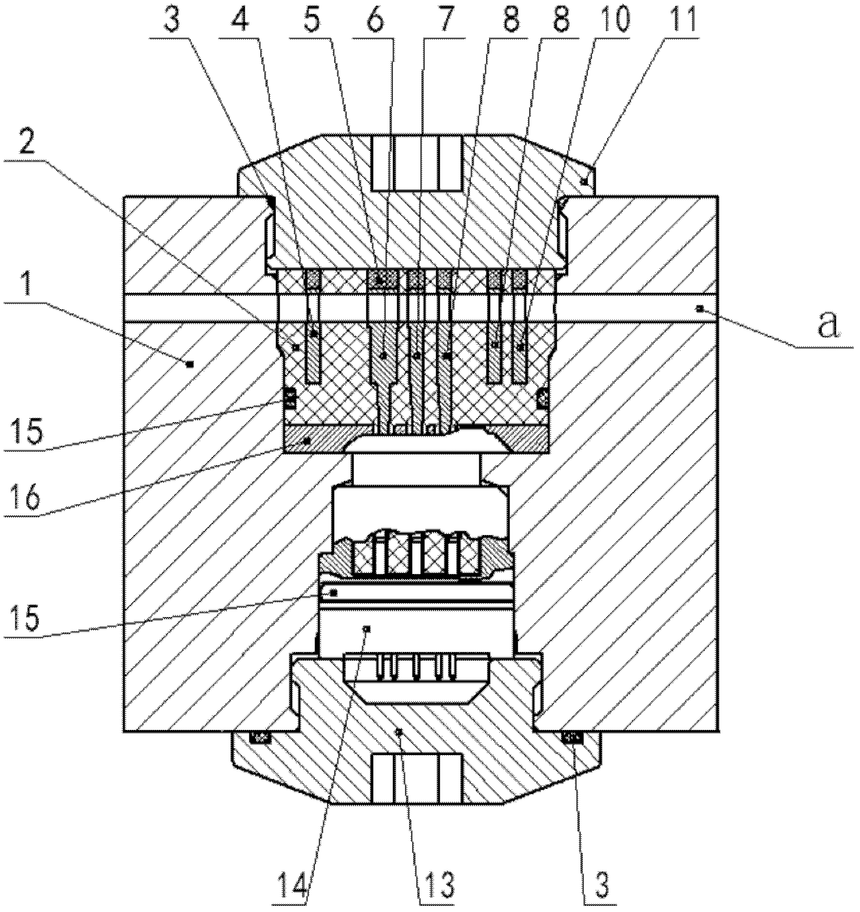 Compound measuring device for resistivity and temperature of fluid