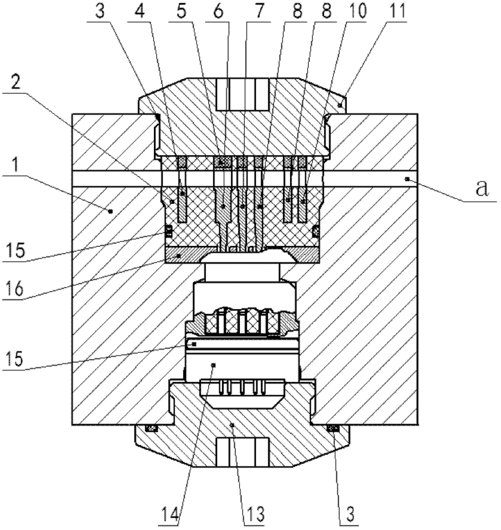 Compound measuring device for resistivity and temperature of fluid