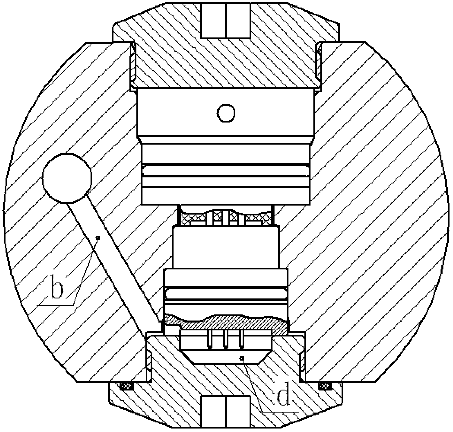 Compound measuring device for resistivity and temperature of fluid