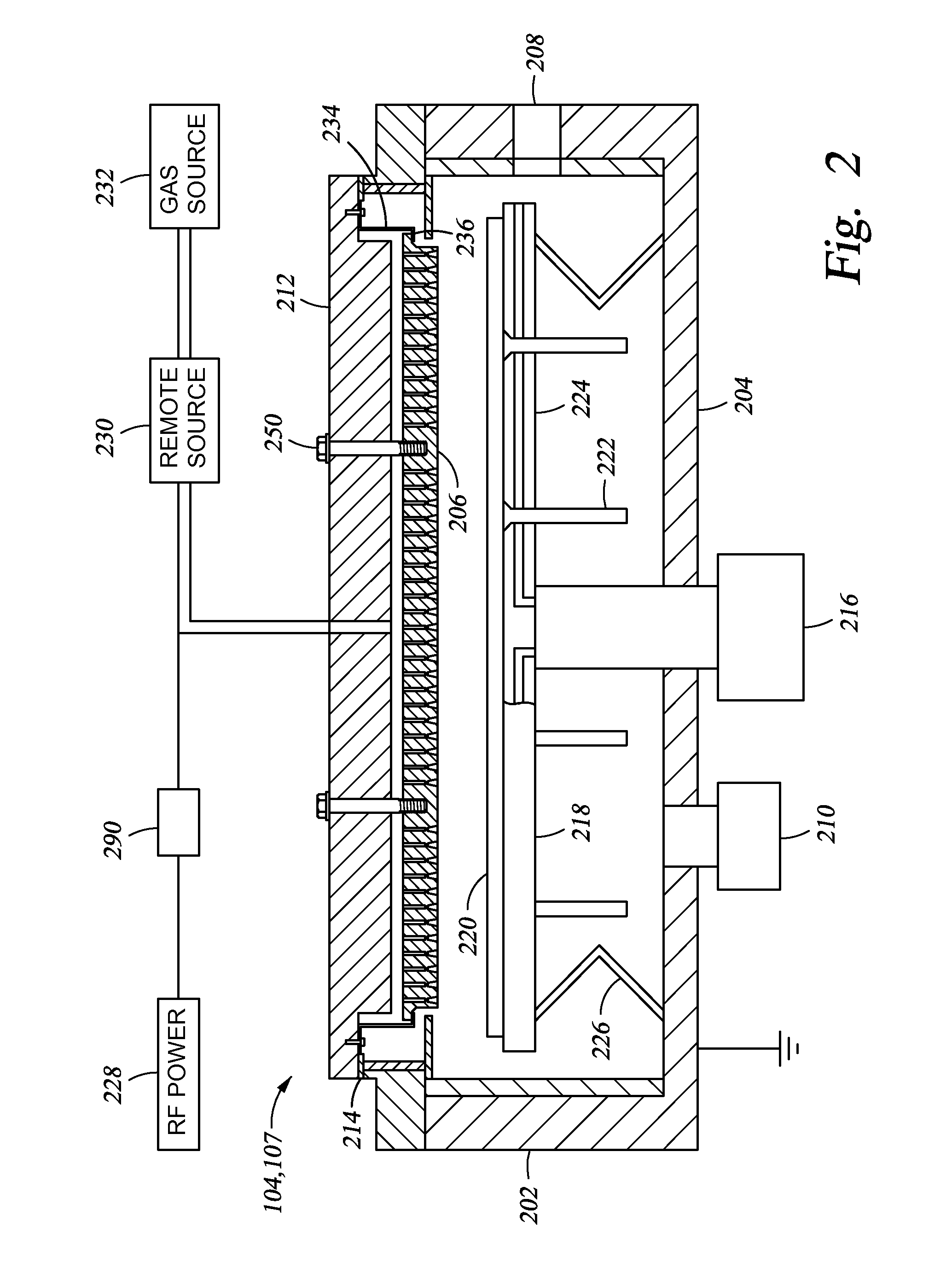 Load lock chamber with slit valve doors