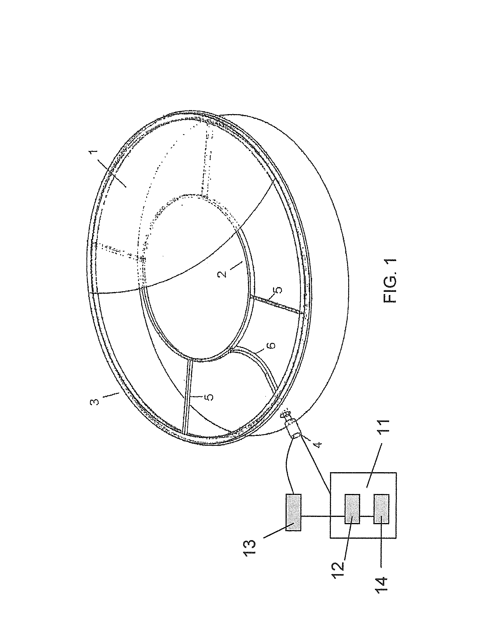 Method and system for ultrasound excitation of structures with various arbitrary geometry