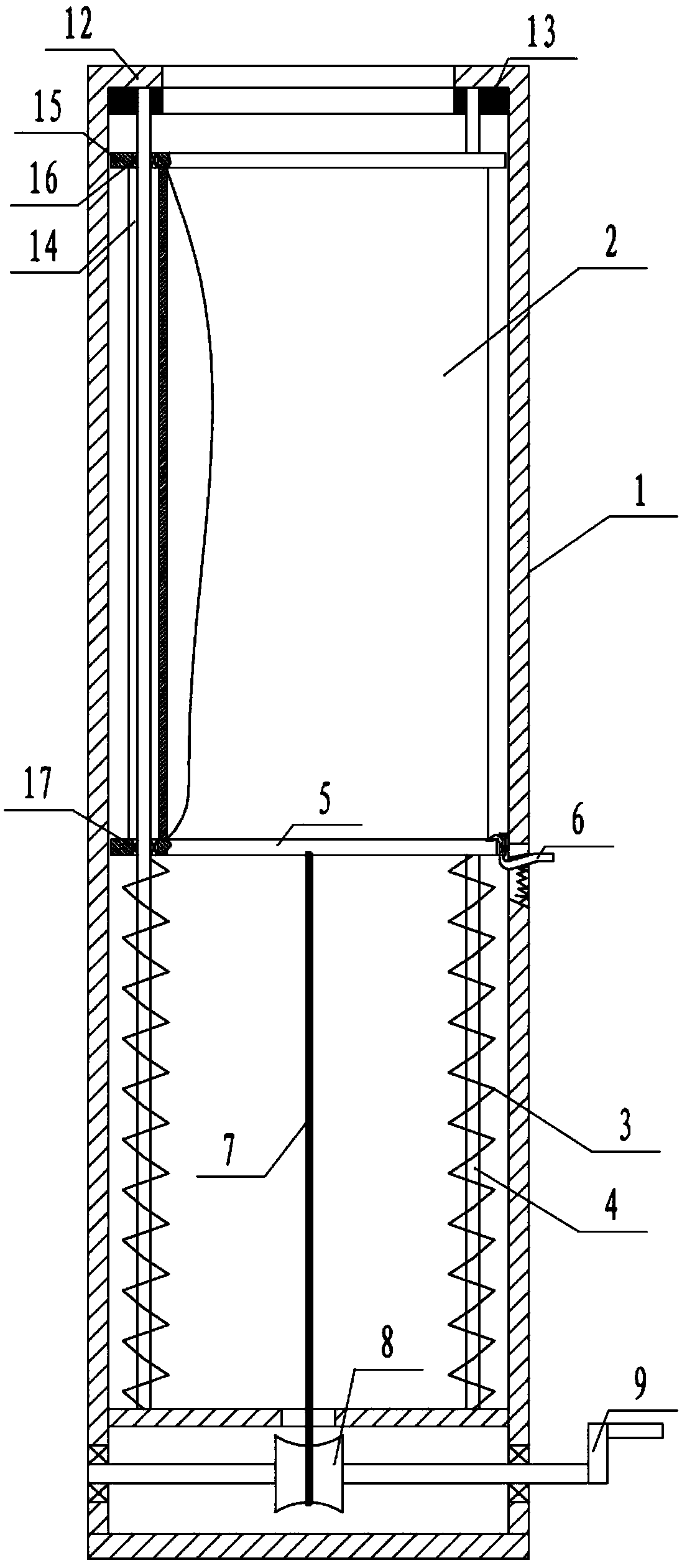 Electric power sand throwing fire extinguishing device