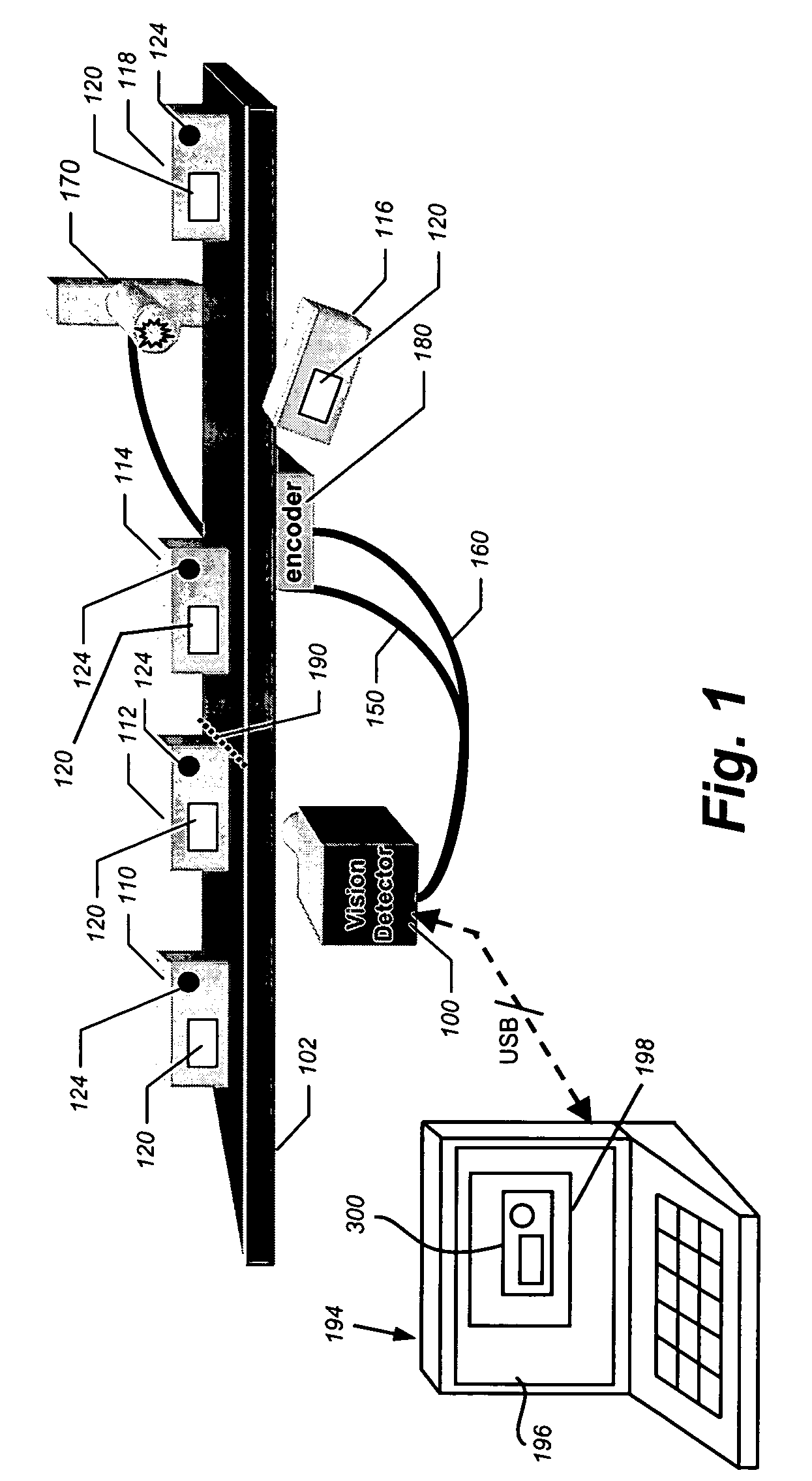System and method for assigning analysis parameters to vision detector using a graphical interface