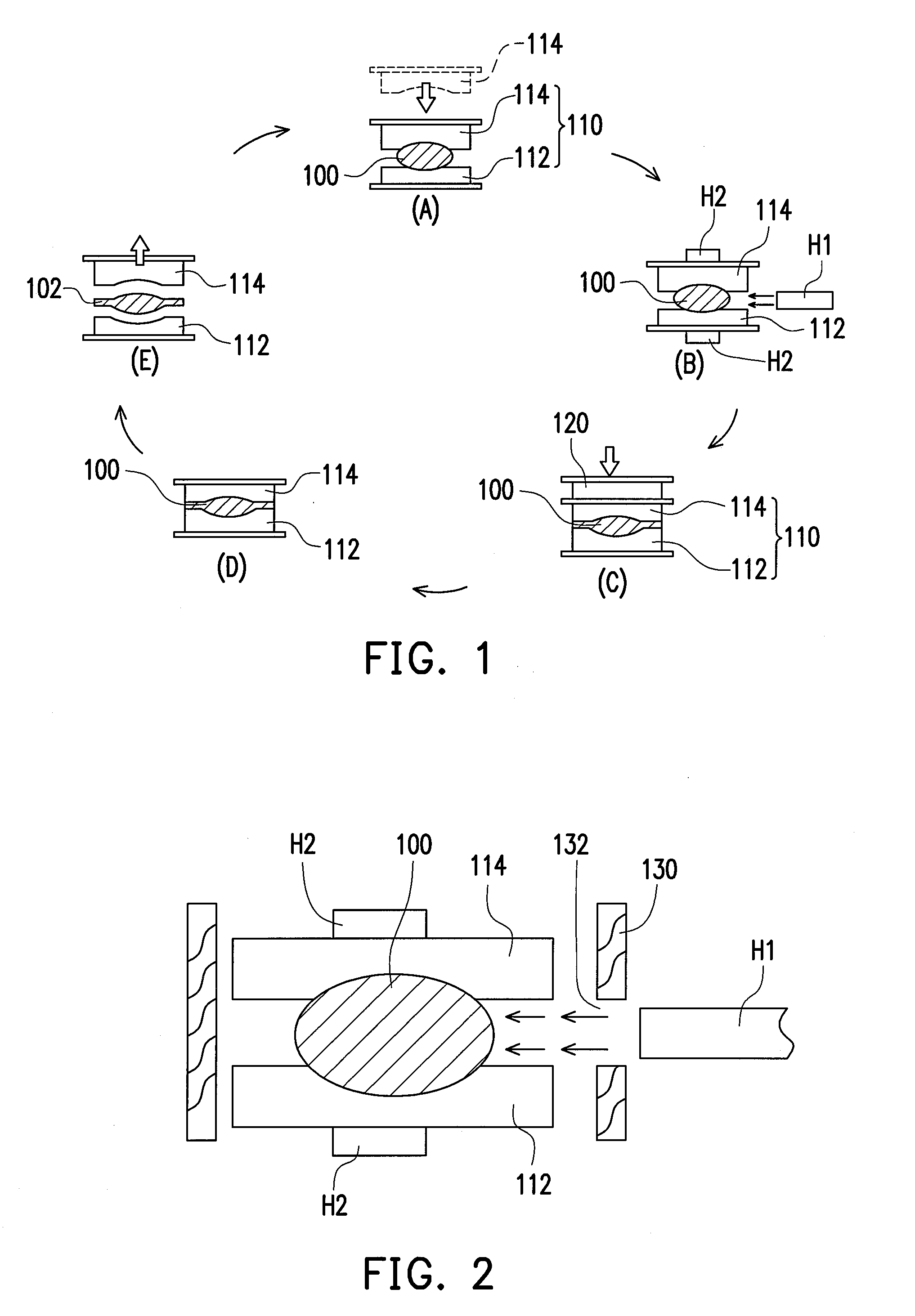 Heating process and apparatus of molding glass