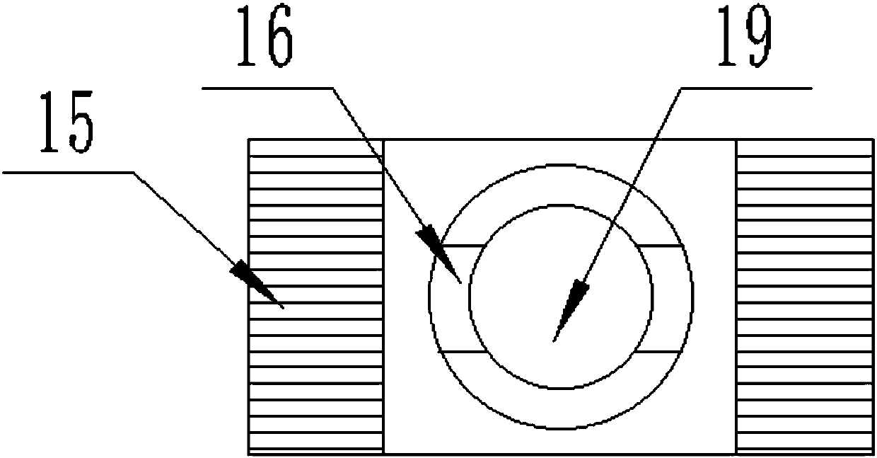 An environmentally friendly ink powder treating device for a printer used in an office room