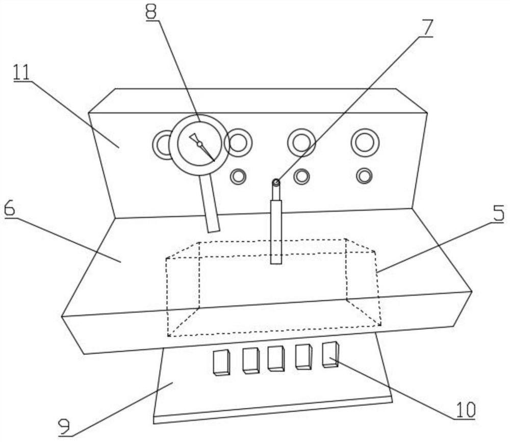 A kind of vacuum pressure indicating value calibration equipment and using method