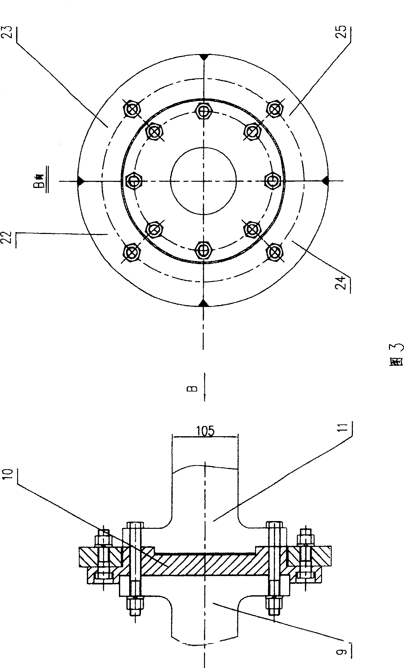 High temperature sliding wear and thermal contact fatigue testing machine for material