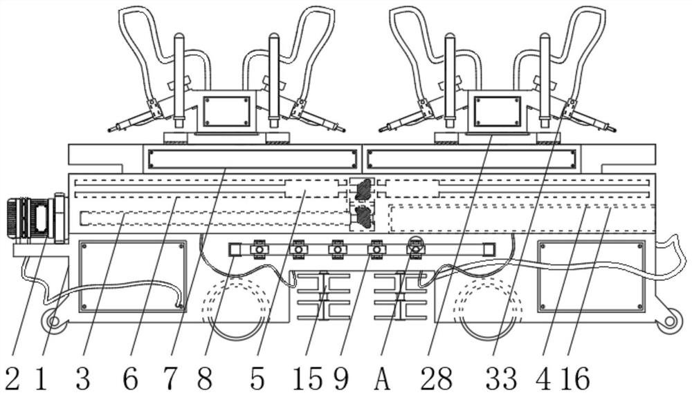 Automatic welding machine with self-cleaning protection mechanism for heat exchanger machining