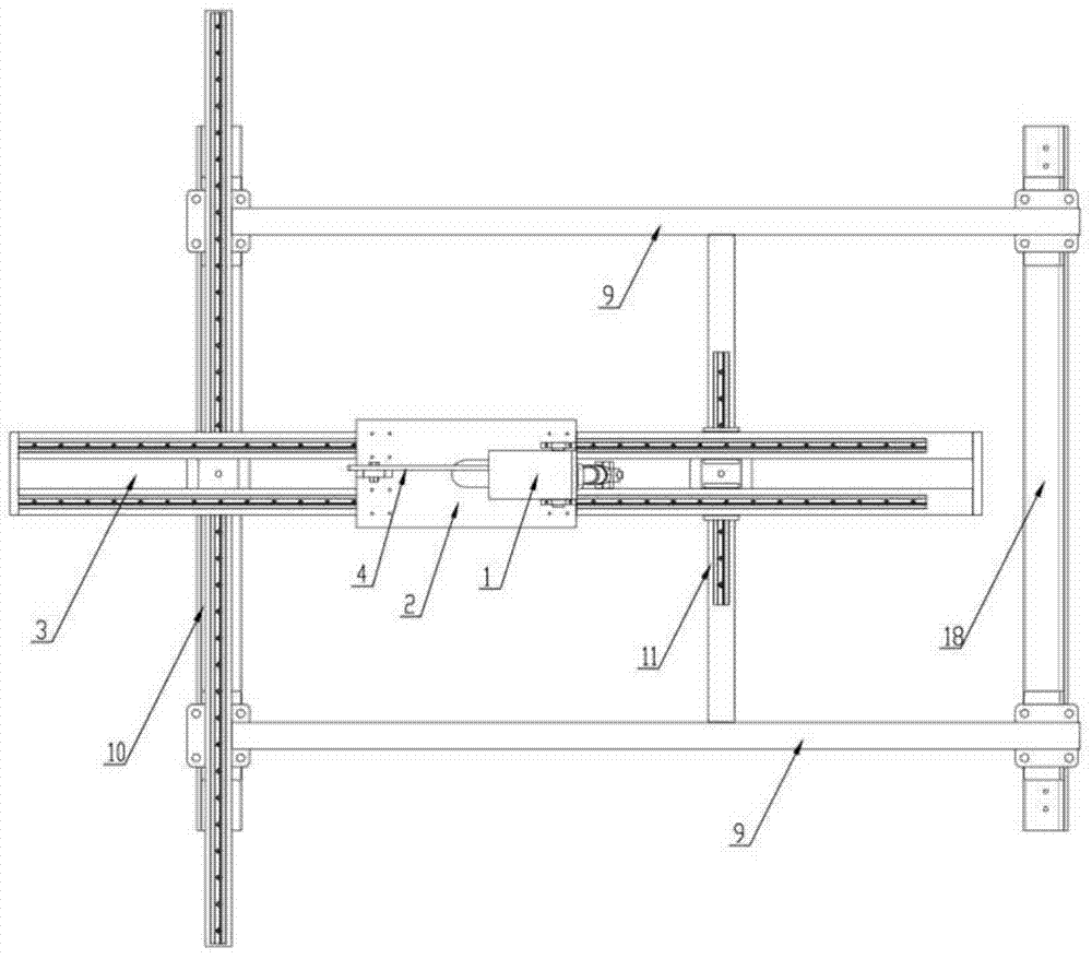 Multifunctional thin film three-axis tensile testing machine and testing method