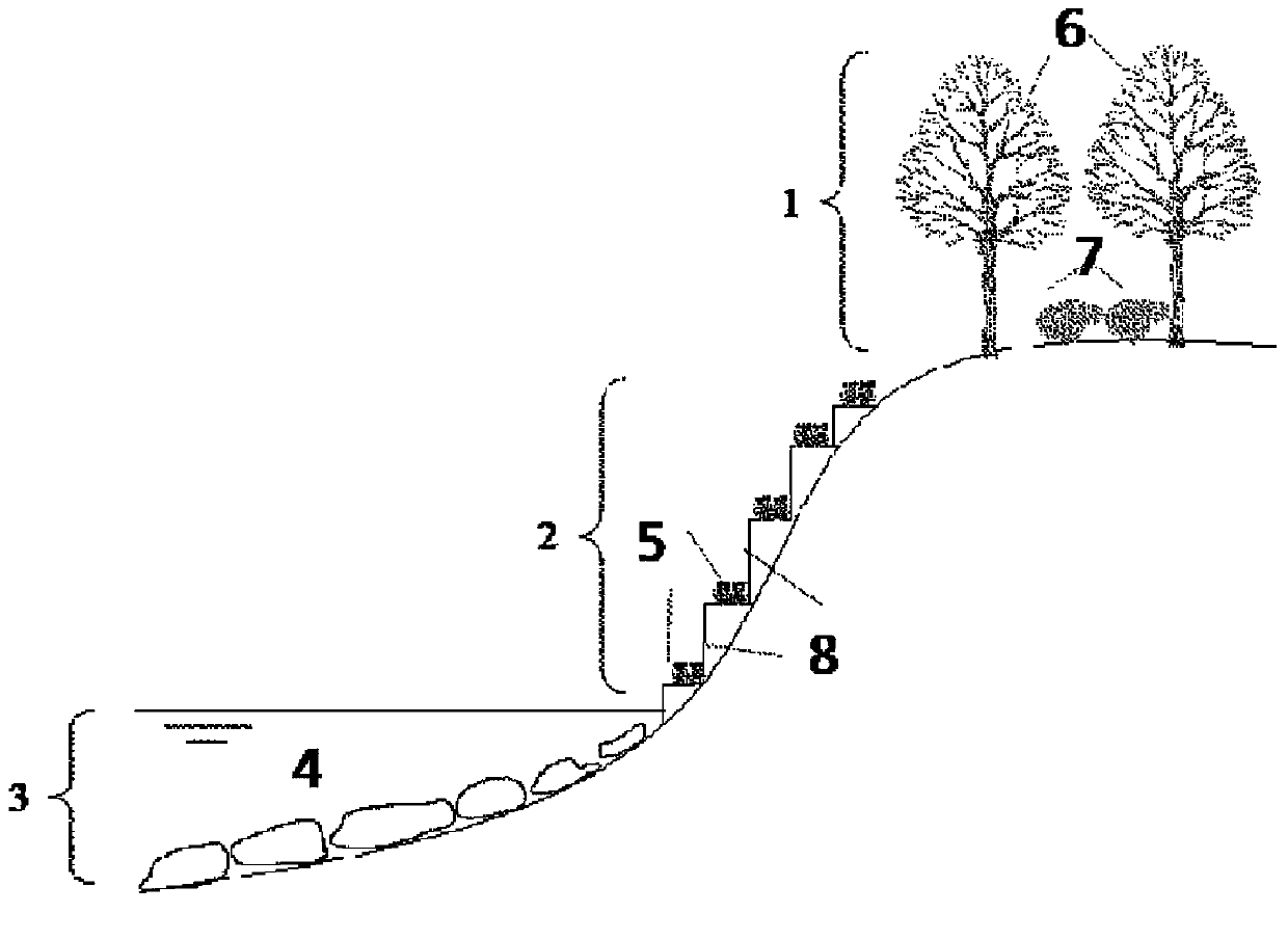 Ecological slope protection structure