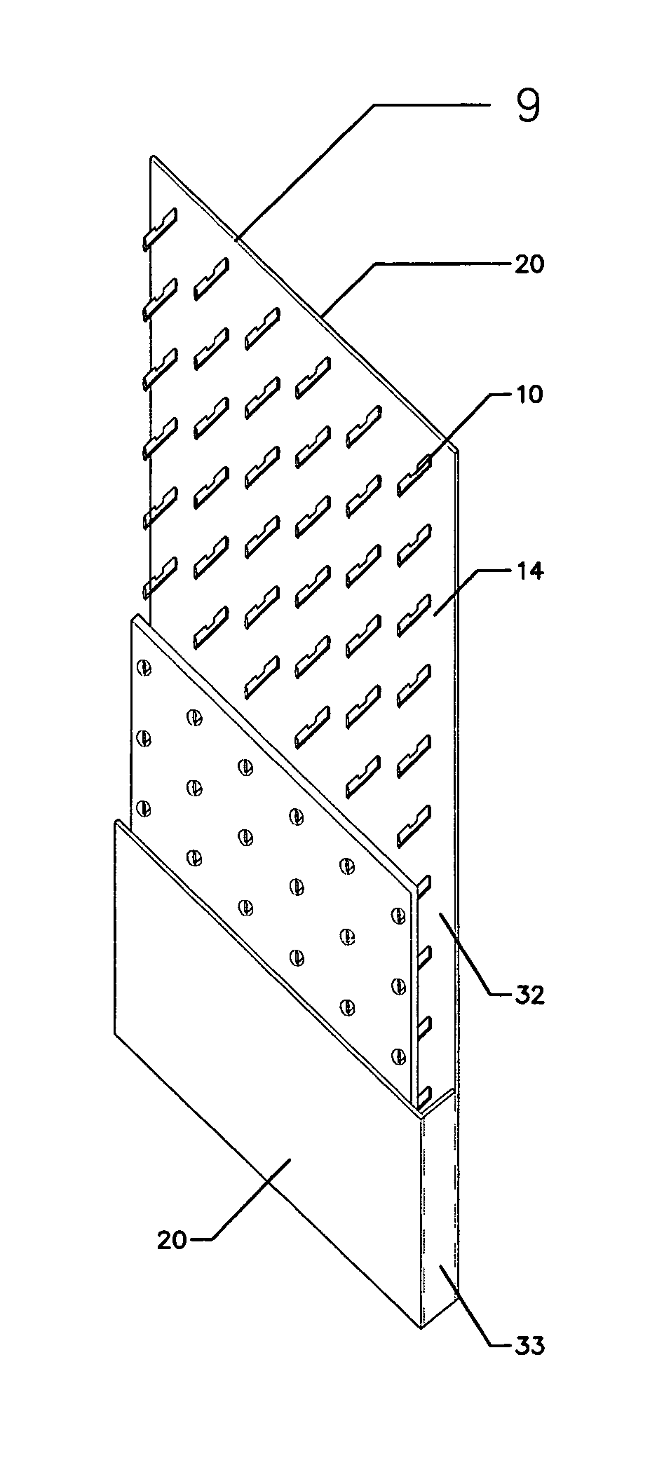 Holding units for stay in place molds