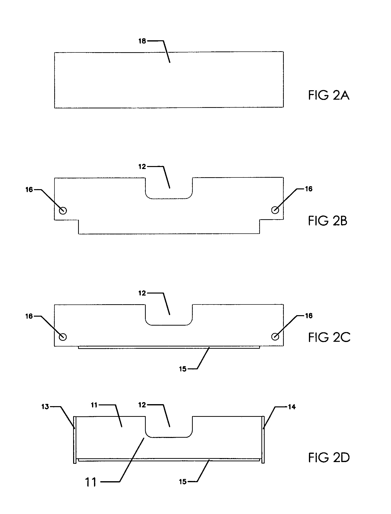 Holding units for stay in place molds