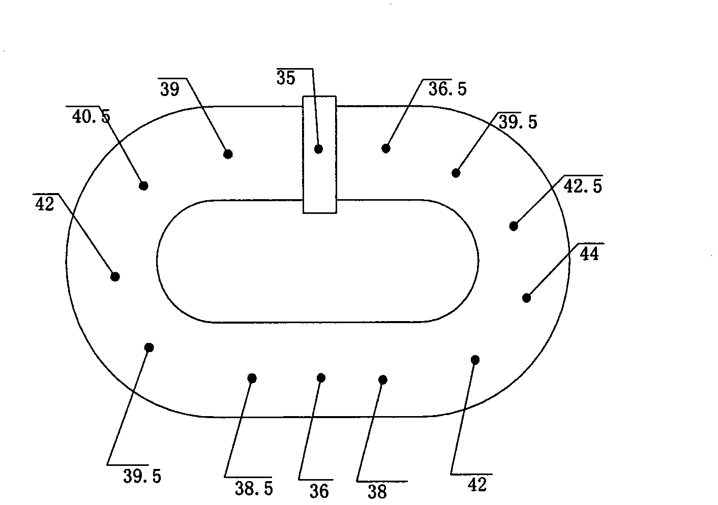 Method for producing round-link chain