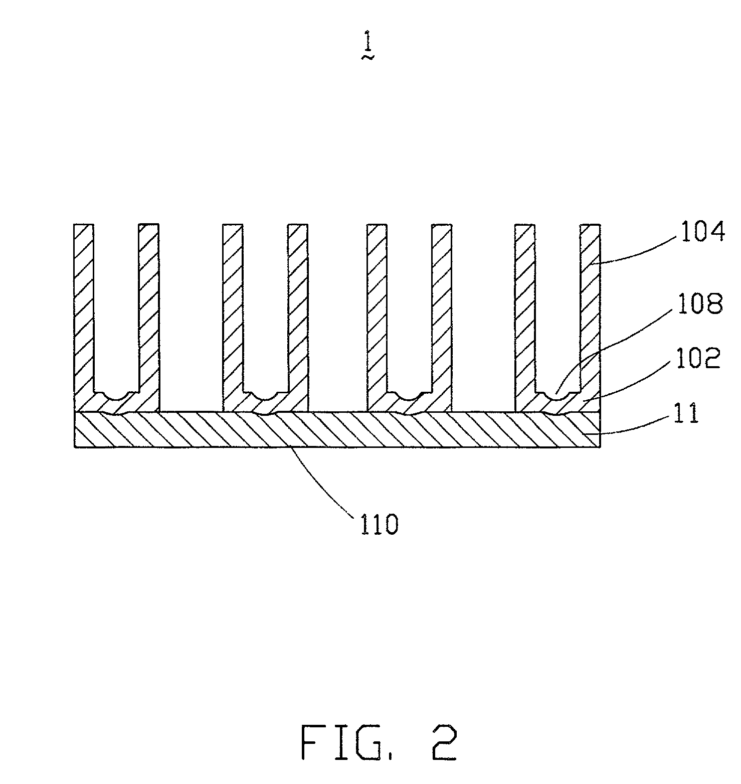 Heat sink and method for making the same