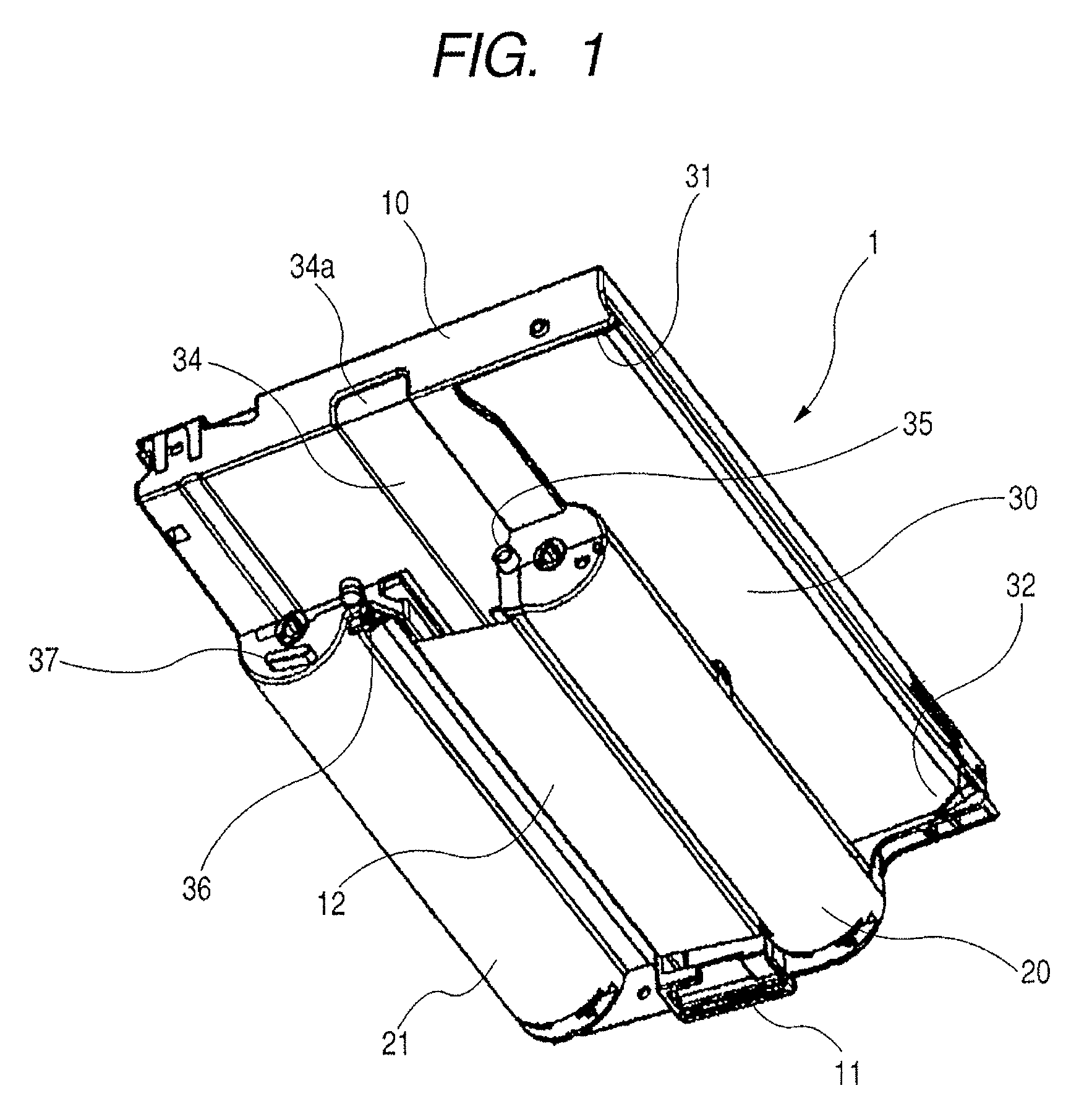 Recording sheet containing cassette and printer apparatus using the same cassette