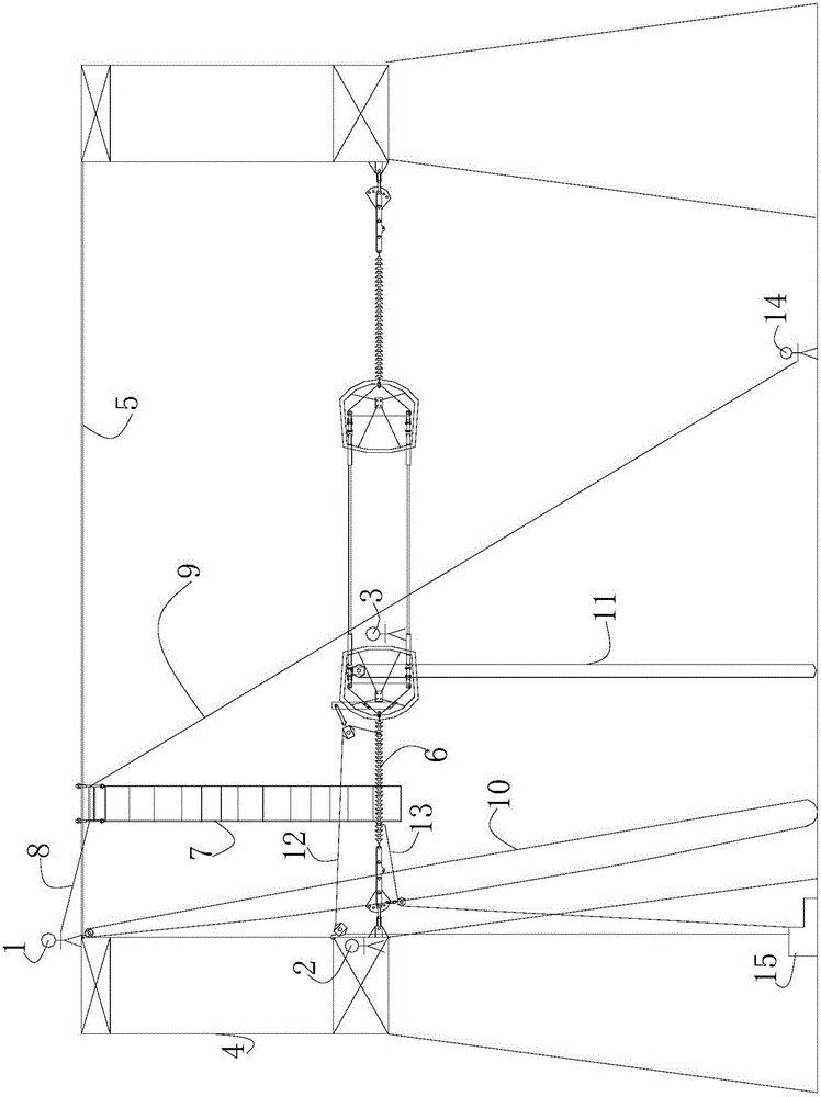 Method for live replacement of +/-500kV DC line strain tower insulator string