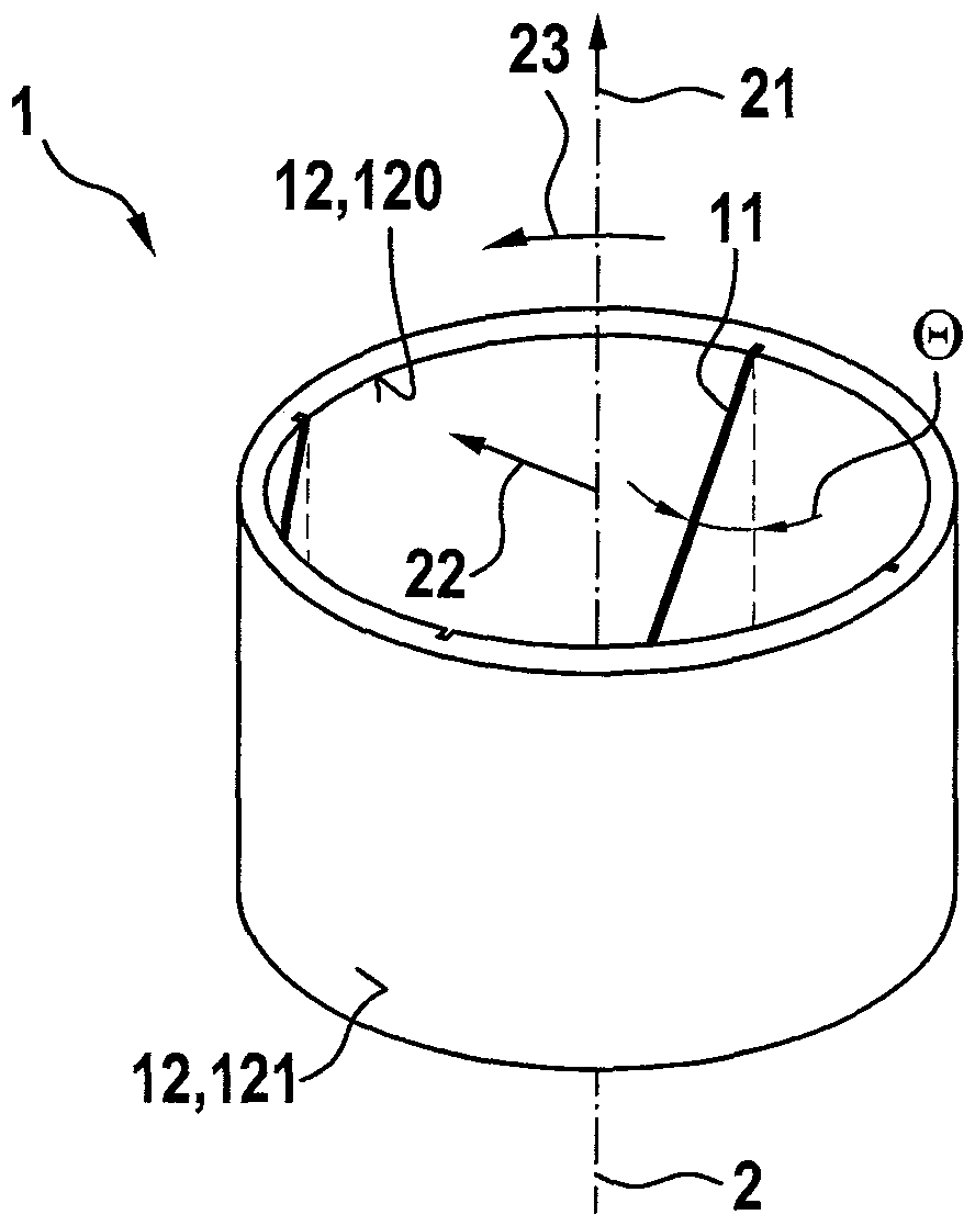 Rare earth element ring magnet with means for receiving foreign particles