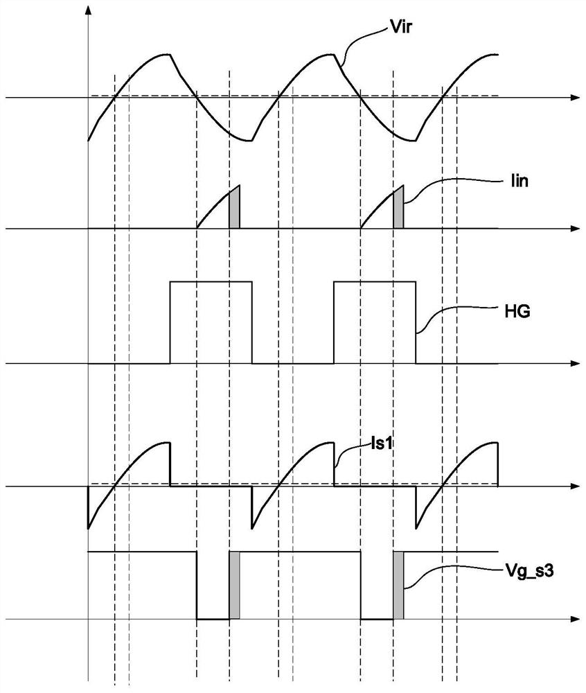 Phase dislocation control single-stage power factor correction control circuit and switching power supply