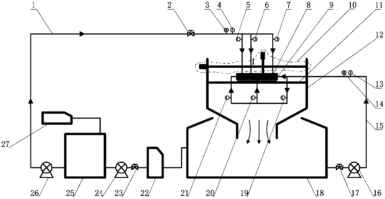A high-efficiency fluid finishing method and device based on structural cavitation effect