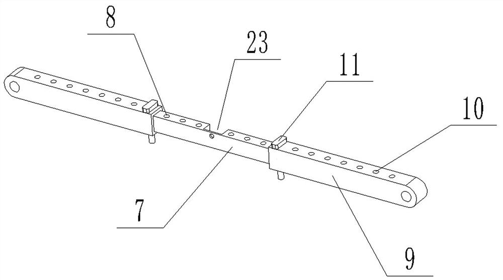 Adjustable frustum-shaped scaffold easy to assemble and disassemble