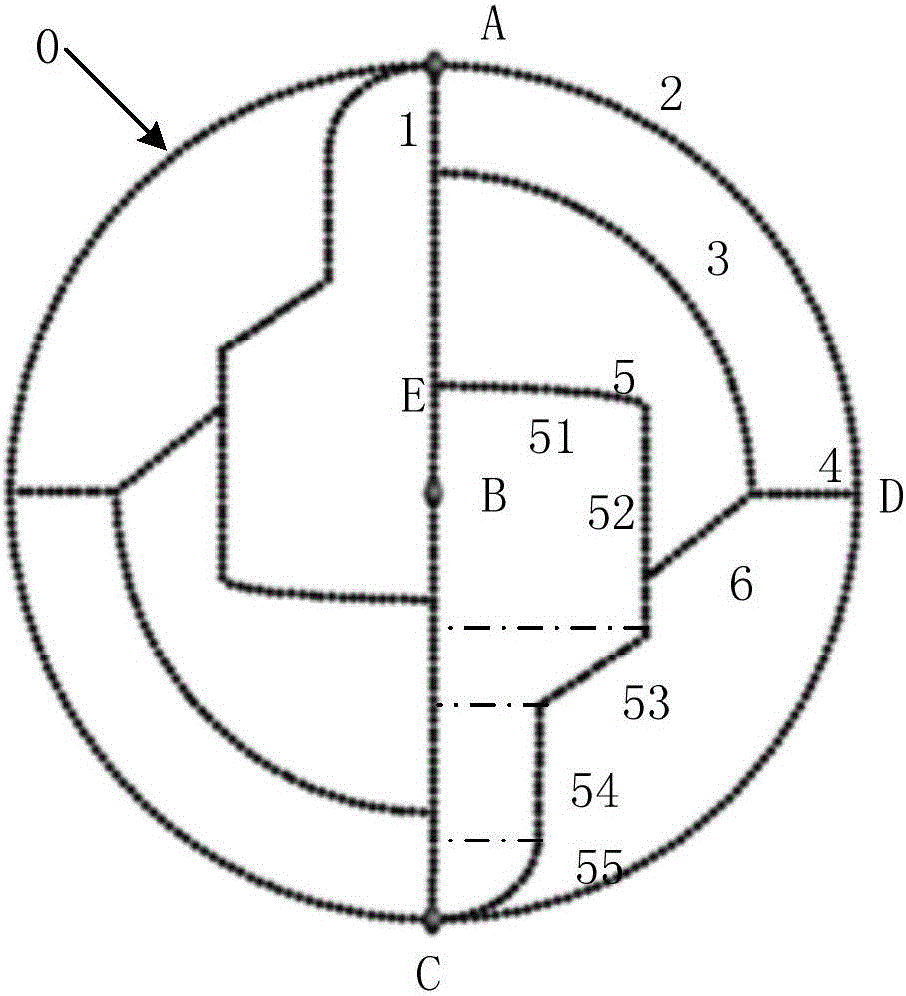 High-gain ultra-wideband directional antenna of origin symmetric structure