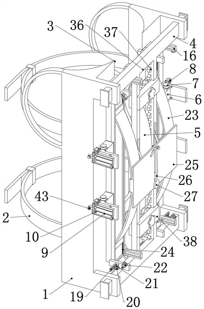 Human spine protection frame