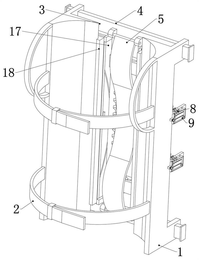 Human spine protection frame