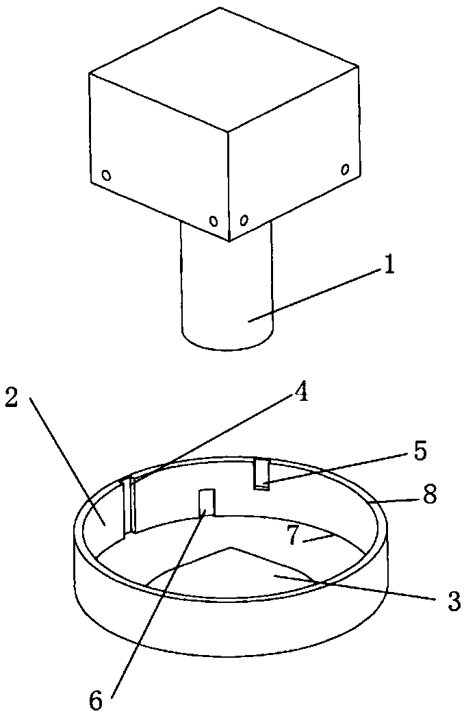Visual detection method for inner wall structure of annular body
