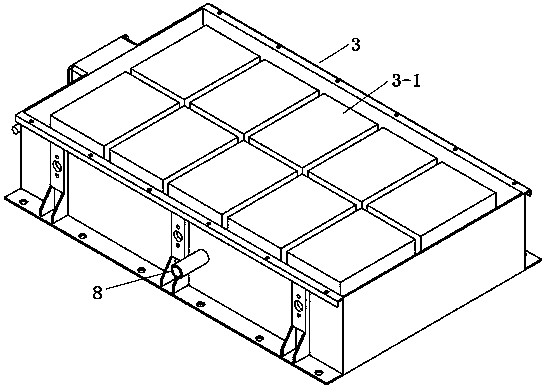 Electric car lithium-ion power battery box fire extinguishing mechanism and implementation method