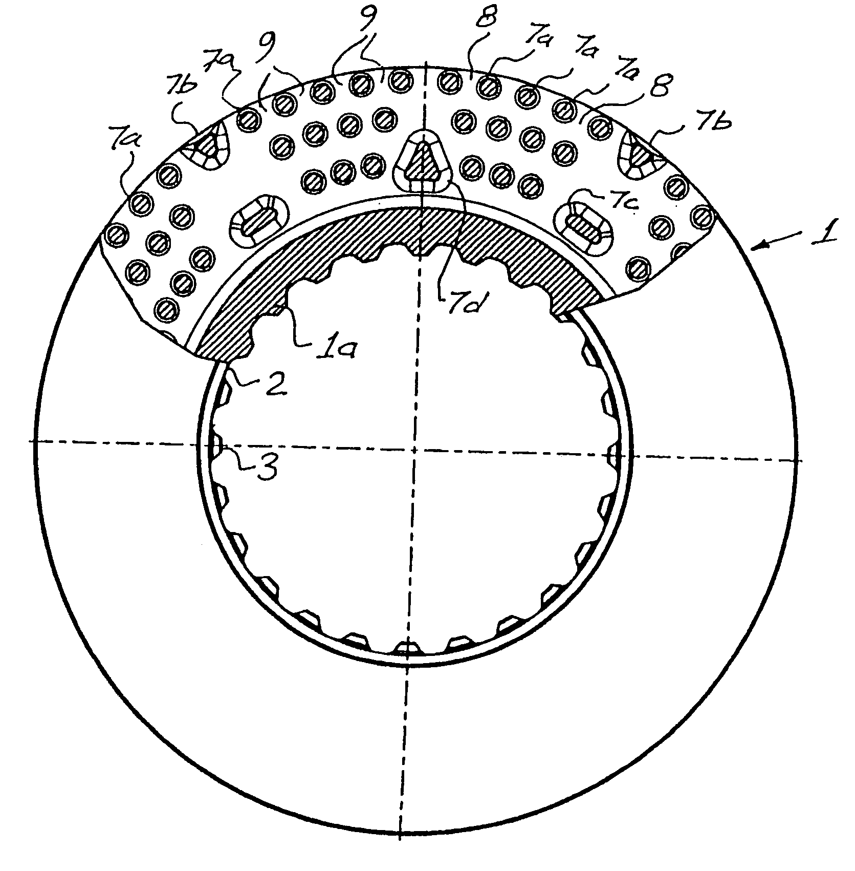 Brake disc for a vehicle disc brake