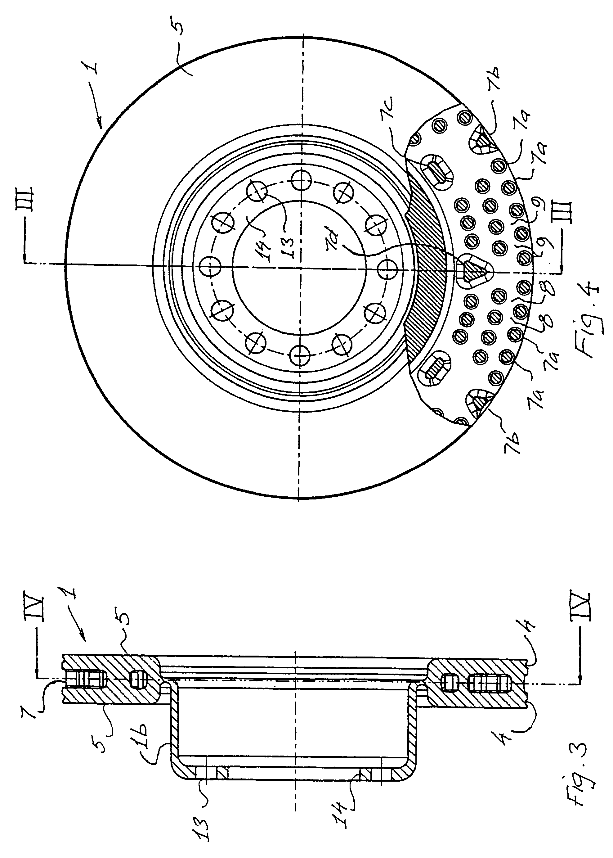 Brake disc for a vehicle disc brake