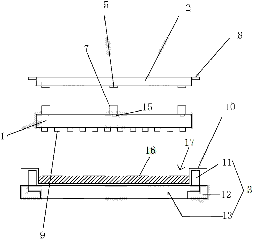 LED module and method for pouring glue on surface of LED module