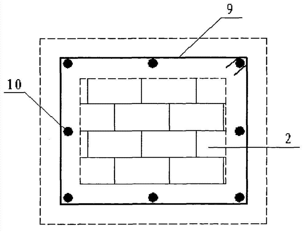 Method for lengthening columns, adding beams, resisting earthquakes and reinforcing for bottom frame structure
