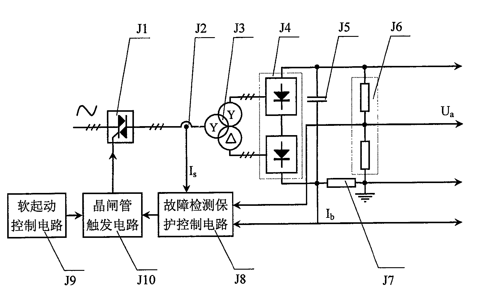 Power supply control method and power supply device for electron beam generating system of electron beam bombardment furnace