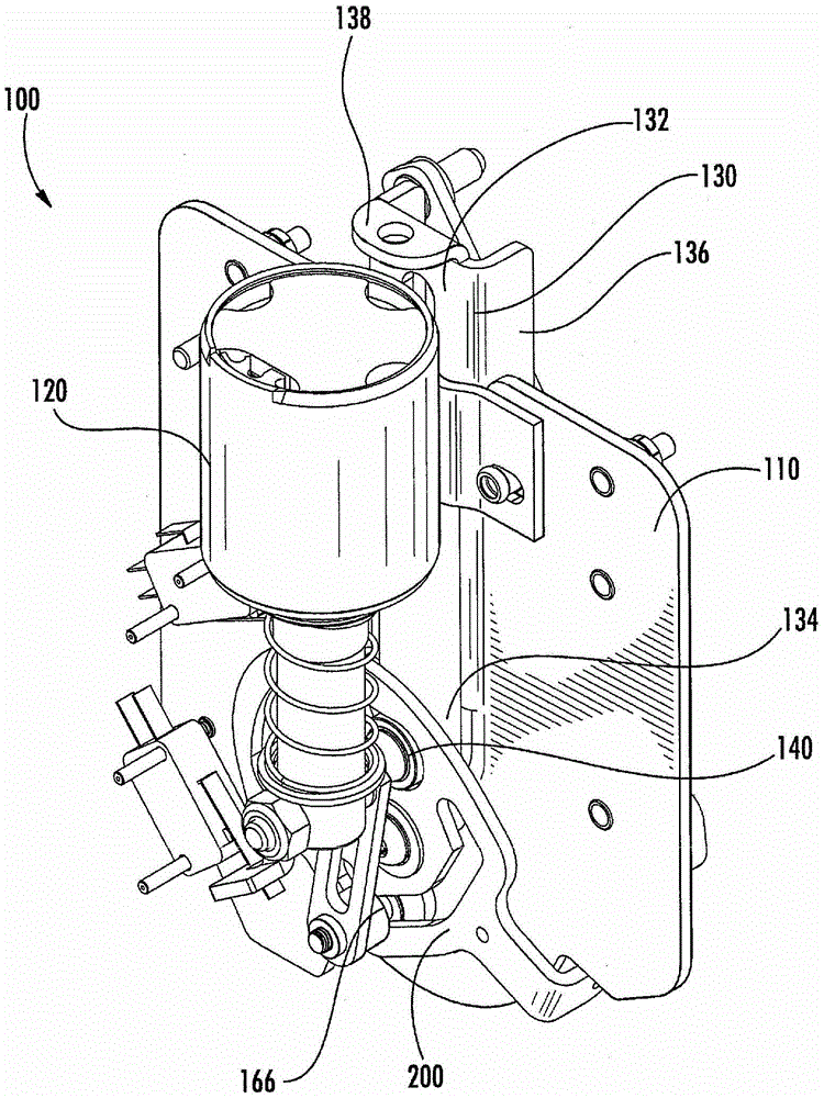 Double stroke mechanical latch mechanism