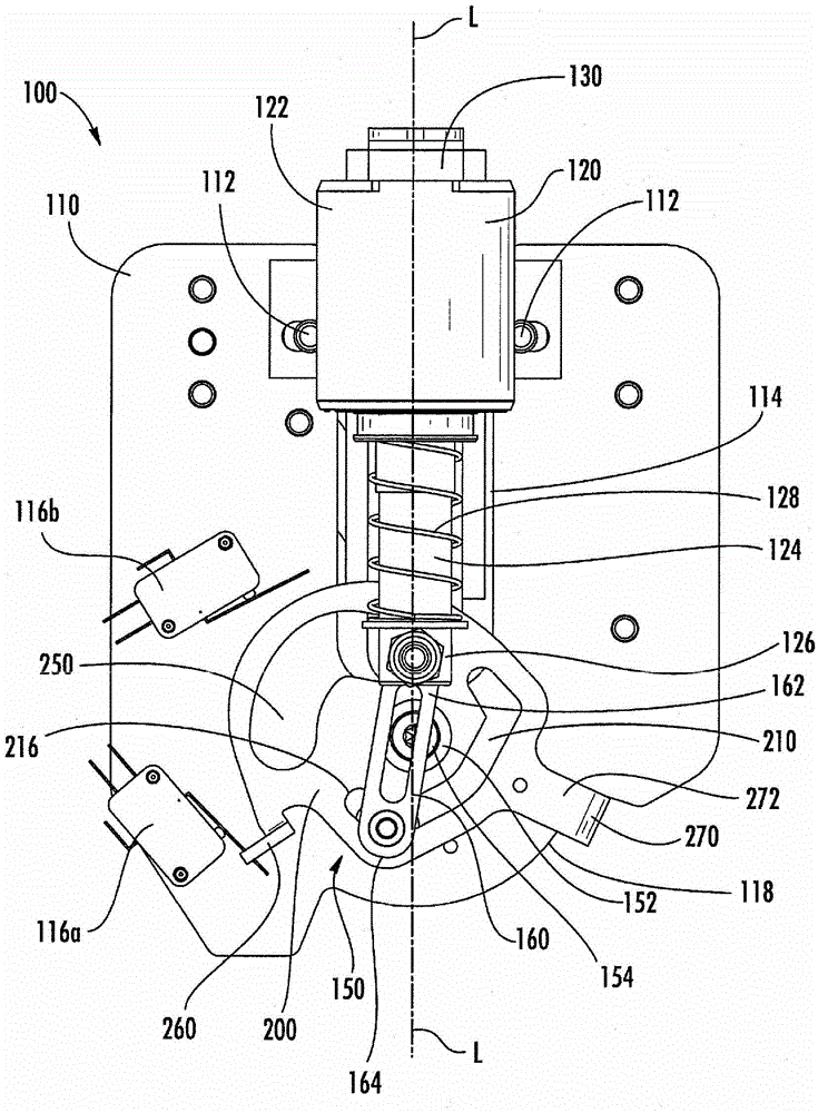 Double stroke mechanical latch mechanism