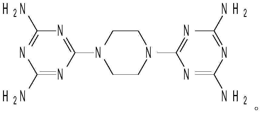 Carbonizing agent for halogen-free expansion flame-retardant system and preparation method of carbonizing agent