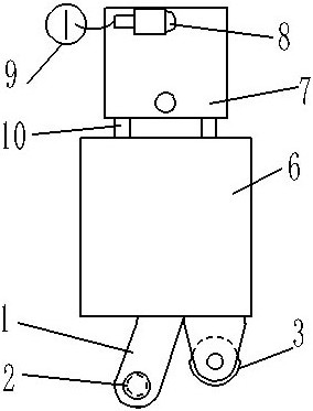 Sugarcane section position detection device